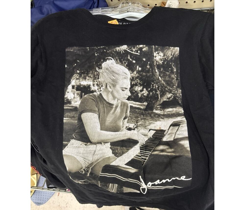 Lady Gaga "Joanne" 2019 Concert Tour Women's Medium Black Short Sleeve Shirt